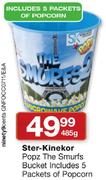 Ster-Kinekor Popz The Smurfs Bucket Includes 5 Packets Of Popcorn-485G