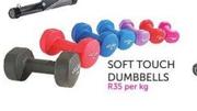 Trojan Soft Touch Dumbbells-Per kg