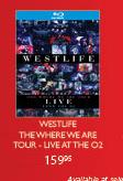Westlife The Where We Are Tour-Live At The 02 Blu Ray Disc
