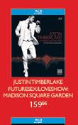 Justin Timberlake FuturesexLovesHow: Madison Square Garden Blu Ray Disc
