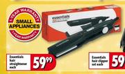 Essentials Hair Straightener-Each