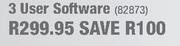 Kaspersky Anti-Virus 2013 3 User Software-Each