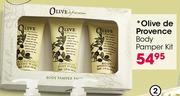 Olive De Provence Body Pamper Kit