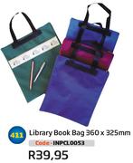 Library Book Bag 360x325mm INPCL0053