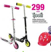 Hook Pink Or Black 120mm Scooter-Each