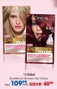 L'Oreal Excellence Mousse Hair Colour Each