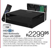 Med8er 300x Multimedia Player With 500GB