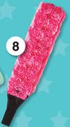 Clicks Rose Net Headband-Each