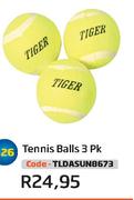 Tennis Balls 3 Pk (TLDASUN8673)