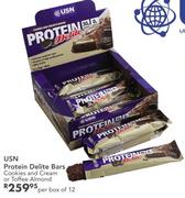 USN Protein Delite Bars-Per Box Of 12