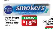 Pearl Drops Smokers Toothpaste-50ml