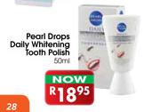 Pearl Drops Daily Whitening Tooth Polish-50ml