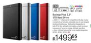 Backup Plus 2.5" 1TB Hard Drive-Each
