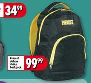 Everest Deluxe Shiny Backpack