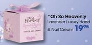 Oh So Heavenly Lavender Luxury Hand & Nail Cream-Each