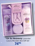 Oh So Heavently Lavender Luxury Wooden Box Gift Set-Each