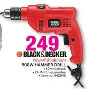 Black & Decker 500W Hammer Drill