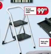 Pro Tool 2 Step Metal Ladder