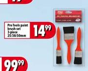 Pro Tools Paint Brush Set-3 Piece(25/38/50mm)