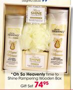 Oh So Heavenly Time To Shine Pampering Wooden Box Gift Set-Each