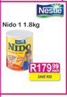 Nestle Nido 1 -1.8kg Each