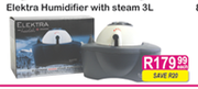 Elektra Humidifier With Steam-3L Each