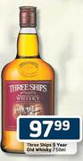 Three Ships 5 Year Old Whisky-750ml