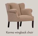 Karma Wingback Chair 