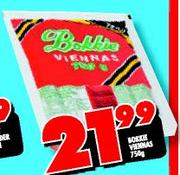 Bokkie Viennas-750g