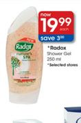 Radox Shower Gel-250ml each