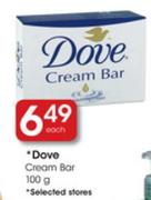 Dove Cream Bar-100g each