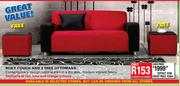 Roxy Couch and 2 Free Ottomans