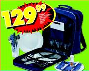 Bush Baby Picnic Rucksack For 4 People Assorted Colours-Each