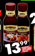 Wellington's Chutney Squeeze Bottle Assorted-470g each
