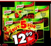 Knorr Packet Soup Assorted-5's