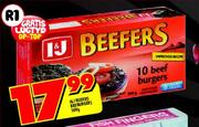 Beefers 10 Beef Burgers-500g