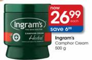 Ingram's Camphor Cream 500g-Each