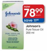Johnson's Pure Tissue Oil 200ml-Each
