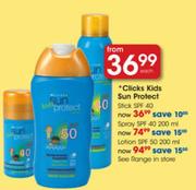 Clicks Kids Sun Protect Lotion SPF 50 200ml-Each