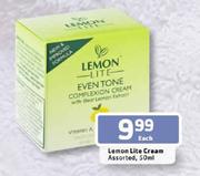 Lemon Lite Cream Assorted-50ml Each