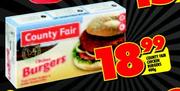 County Fair Chicken Burgers 400g
