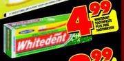Whitedent Toothpaste Plus Free Toothbrush