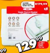 SCE Single Electric Blanket 150 x 75cm