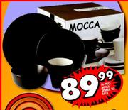 16-Piece Mocca Dinner Set-Each