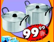 4-Piece Diamond Catering Pot Set