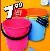 9L Bucket Assorted Colours-Each