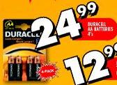 Duracel AA Batteries-4's
