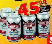 Smirnoff Storm Cans-6x330ml