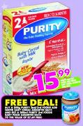 Purity 2nd/3rd Foods And Water Baby Cereal-200gm