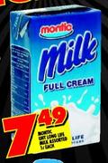 Montic Milk Full Cream Assorted-1l 